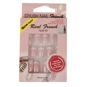 ناخن مصنوعی تریتون سری Real French مدل NDN 1518 5528💎